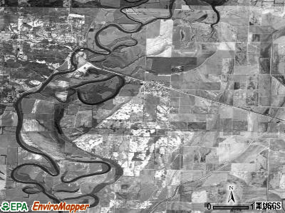 Duty township, Arkansas satellite photo by USGS