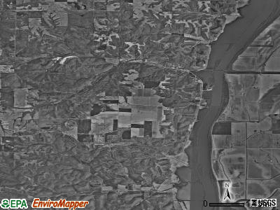 Pearl township, Illinois satellite photo by USGS