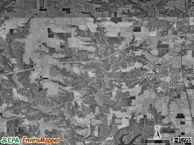 Marshall township, Illinois satellite photo by USGS