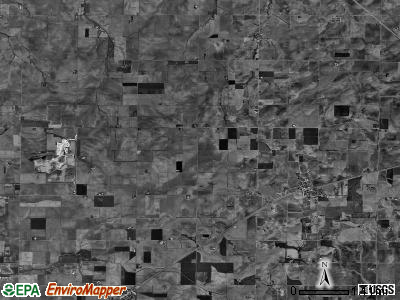 Rosamond township, Illinois satellite photo by USGS