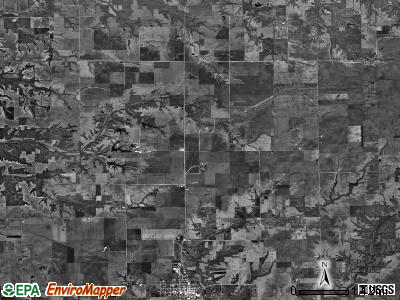 Rubicon township, Illinois satellite photo by USGS