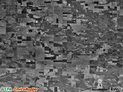 Oconee township, Illinois satellite photo by USGS