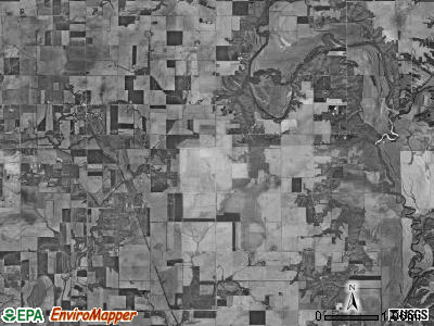 Lakewood township, Illinois satellite photo by USGS