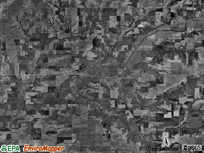 Western Mound township, Illinois satellite photo by USGS