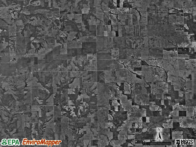 Linder township, Illinois satellite photo by USGS