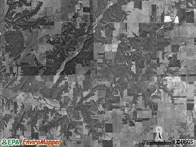 Holland township, Illinois satellite photo by USGS