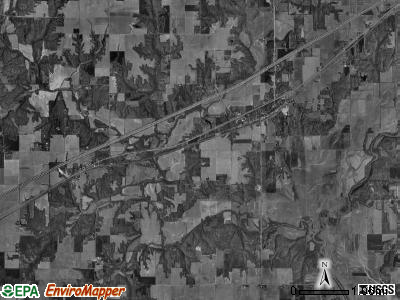 Woodbury township, Illinois satellite photo by USGS