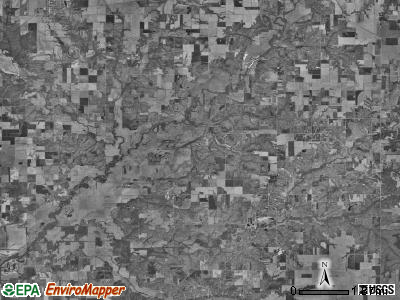 Loudon township, Illinois satellite photo by USGS