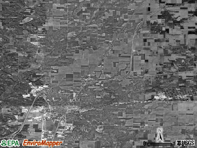 Douglas township, Illinois satellite photo by USGS