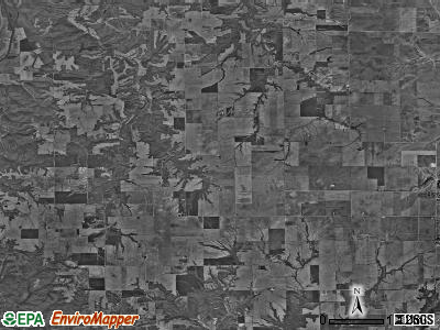 English township, Illinois satellite photo by USGS