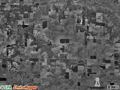 Hillyard township, Illinois satellite photo by USGS