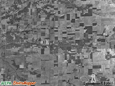 Moccasin township, Illinois satellite photo by USGS