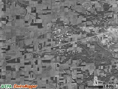 Mound township, Illinois satellite photo by USGS