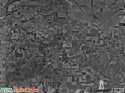 Mississippi township, Illinois satellite photo by USGS
