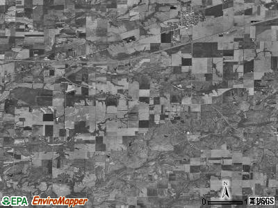 Otego township, Illinois satellite photo by USGS