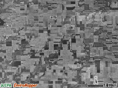 Smallwood township, Illinois satellite photo by USGS