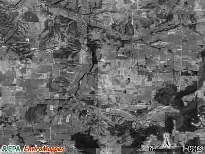 Illinois township, Arkansas satellite photo by USGS