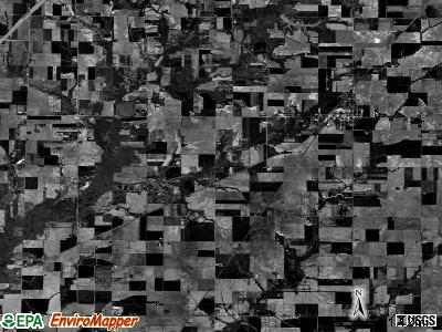 Alhambra township, Illinois satellite photo by USGS