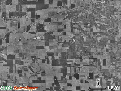 Pleasant Mound township, Illinois satellite photo by USGS