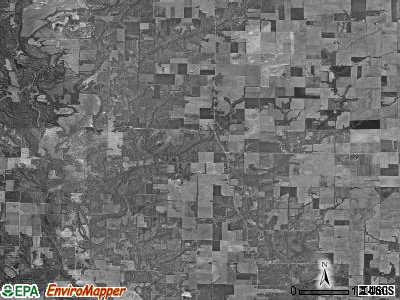 Blair township, Illinois satellite photo by USGS