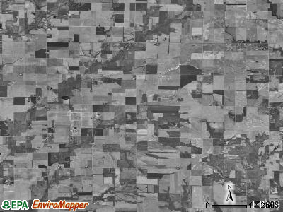 Denver township, Illinois satellite photo by USGS