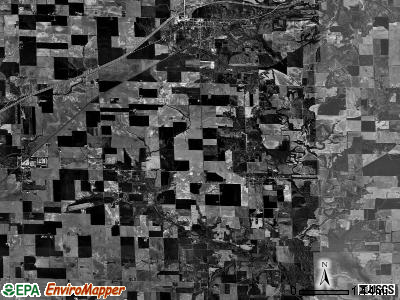 Burgess township, Illinois satellite photo by USGS