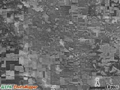 Louisville township, Illinois satellite photo by USGS