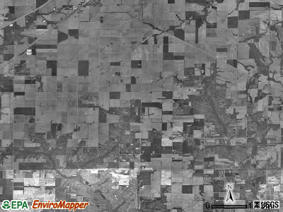 Meacham township, Illinois satellite photo by USGS