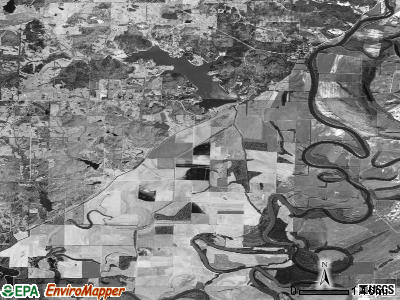 Black River township, Arkansas satellite photo by USGS