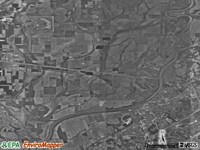 Allison township, Illinois satellite photo by USGS