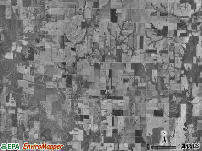 Decker township, Illinois satellite photo by USGS