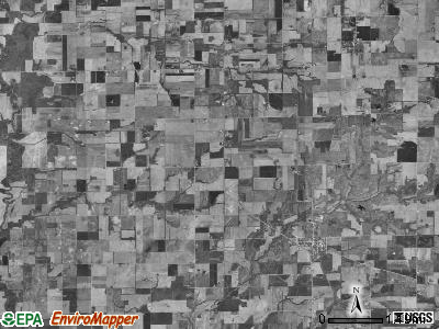 Madison township, Illinois satellite photo by USGS