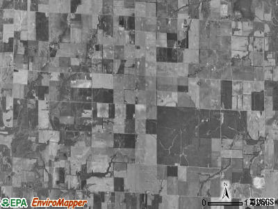 Zif township, Illinois satellite photo by USGS