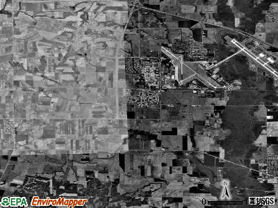 Shiloh Valley township, Illinois satellite photo by USGS