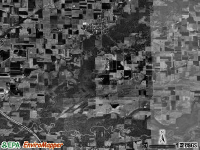 Germantown township, Illinois satellite photo by USGS