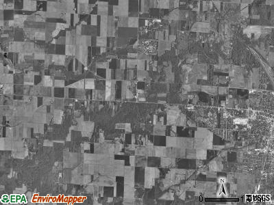 Brookside township, Illinois satellite photo by USGS
