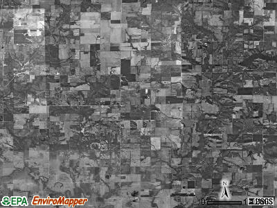Orchard township, Illinois satellite photo by USGS