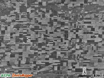 Hoyleton township, Illinois satellite photo by USGS