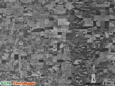 Hickory Hill township, Illinois satellite photo by USGS