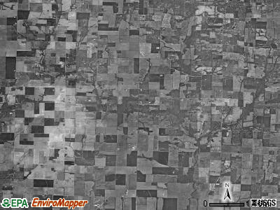 Berry township, Illinois satellite photo by USGS