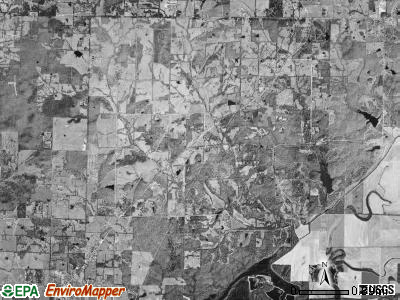 Eaton township, Arkansas satellite photo by USGS