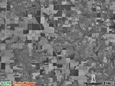 Grand Prairie township, Illinois satellite photo by USGS