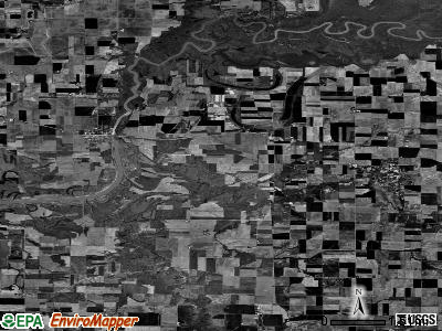 Fayetteville township, Illinois satellite photo by USGS