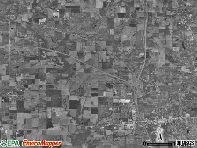 Shiloh township, Illinois satellite photo by USGS