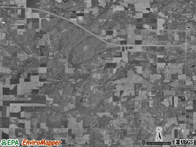 Casner township, Illinois satellite photo by USGS