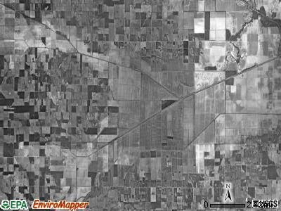 Crouch township, Illinois satellite photo by USGS