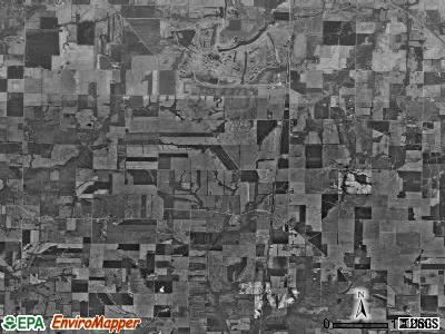 Moores Prairie township, Illinois satellite photo by USGS