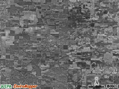 Indian Creek township, Illinois satellite photo by USGS