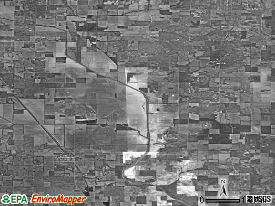 Mayberry township, Illinois satellite photo by USGS
