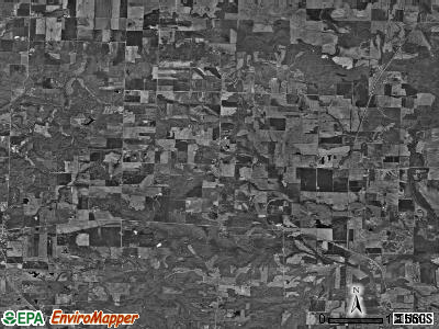 Ora township, Illinois satellite photo by USGS